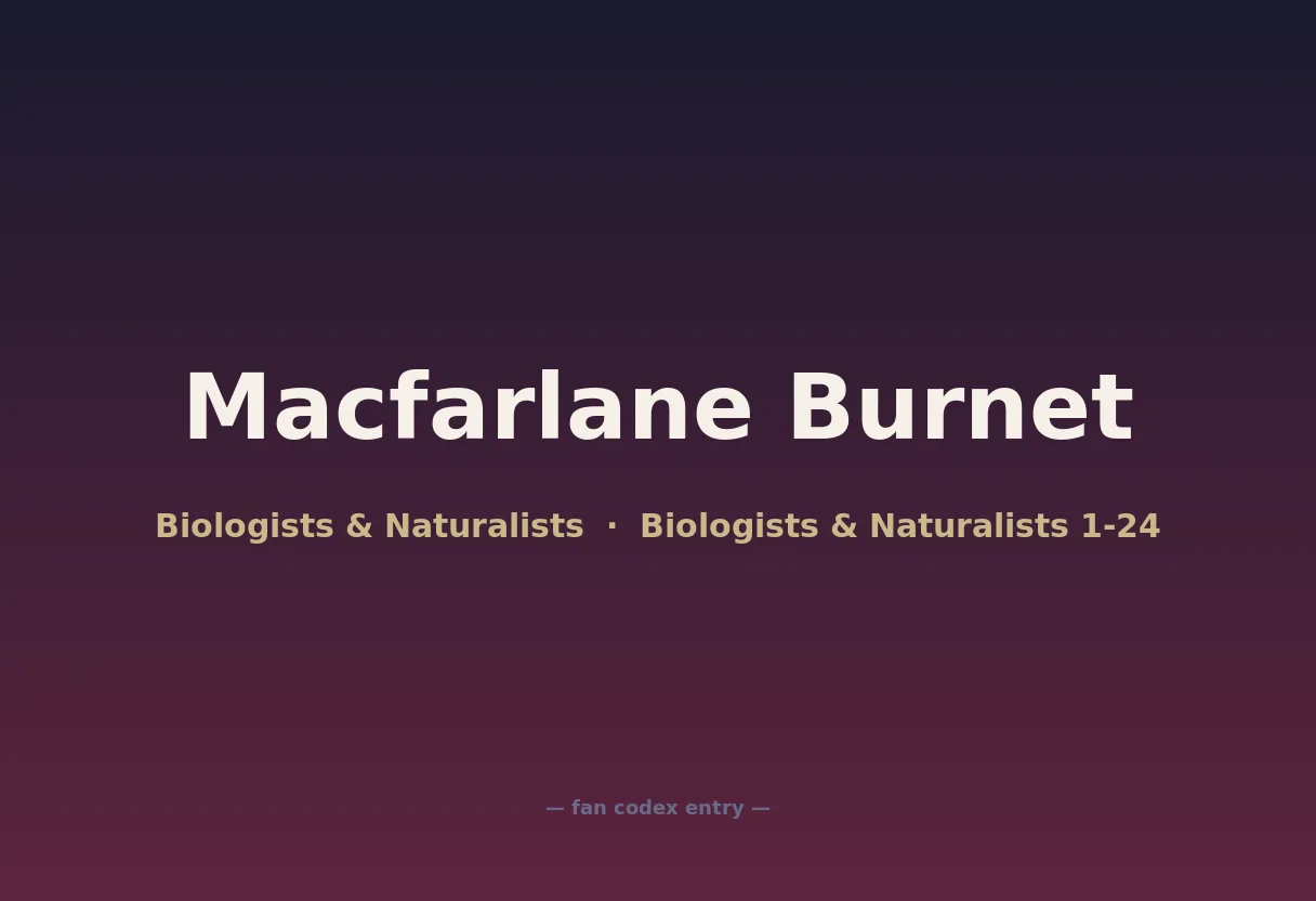 Macfarlane Burnet